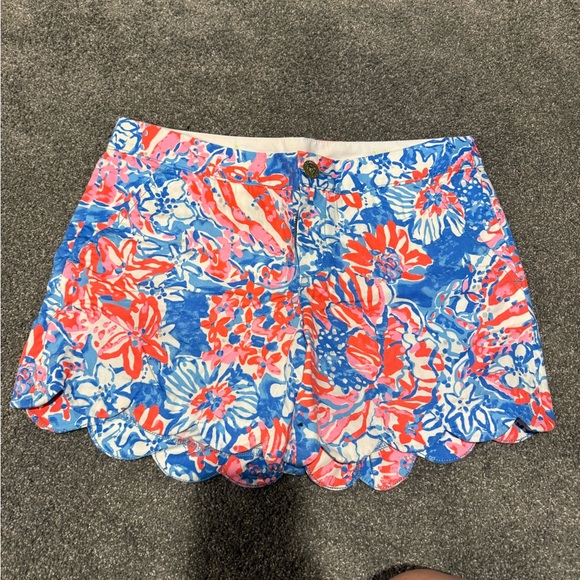 Lilly Pulitzer Pants - Lilly Pulitzer Blue and Pink Shorts
